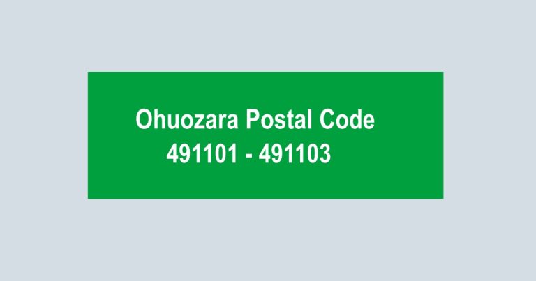 Postal Codes For Ohaozara