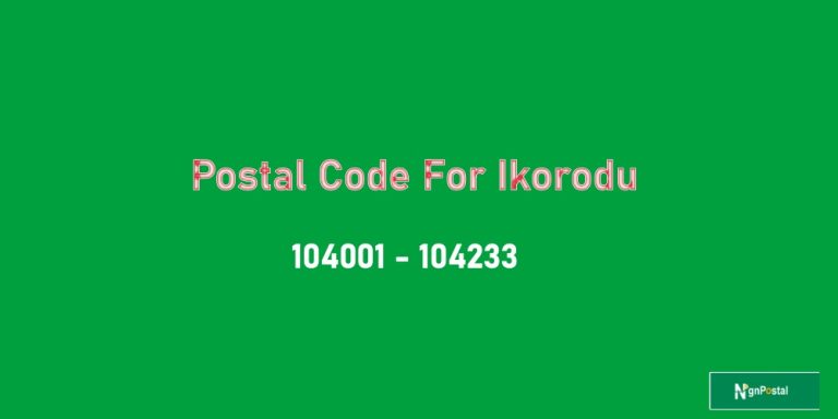 Postal Code For Ikorodu
