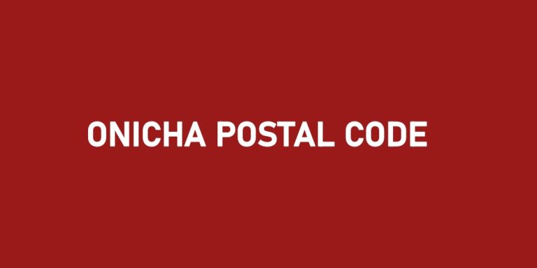 Onicha Postal Code