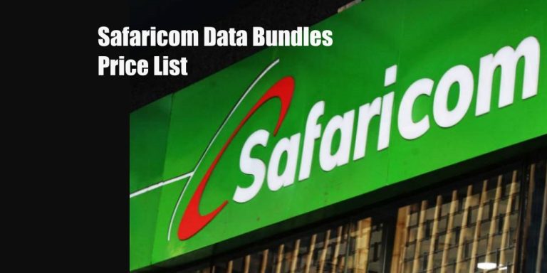 Safaricom Data Bundles Price List