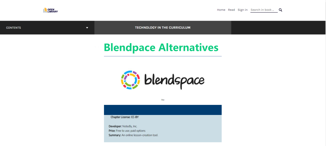 Blendspace Alternatives