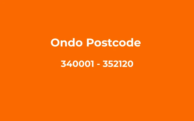 Ondo State Postcode