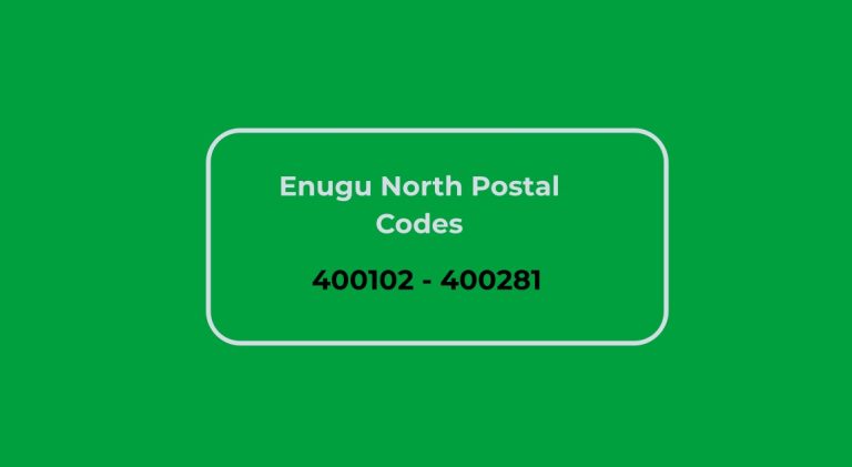 Enugu North Postal Codes