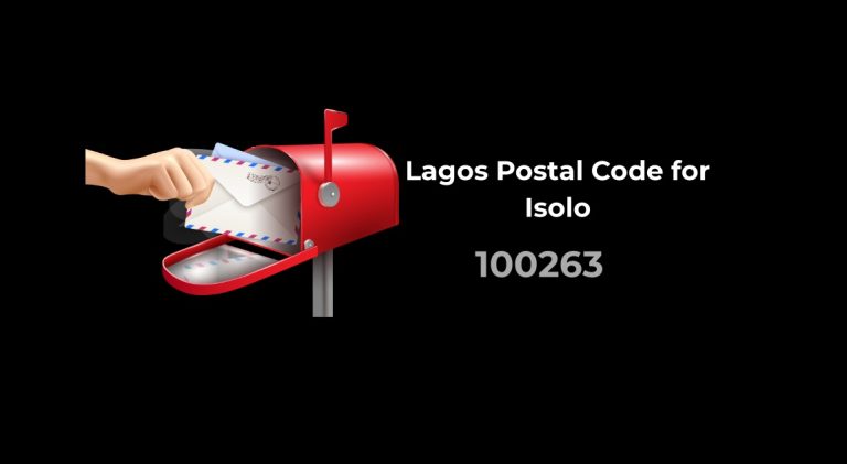 Lagos Postal Code for Isolo