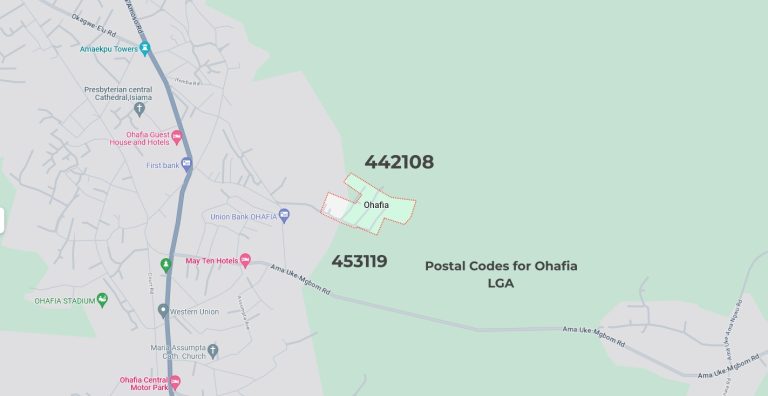 Postal Codes for Ohafia LGA