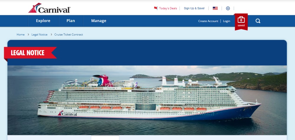 Carnival Cruise Ship Ban