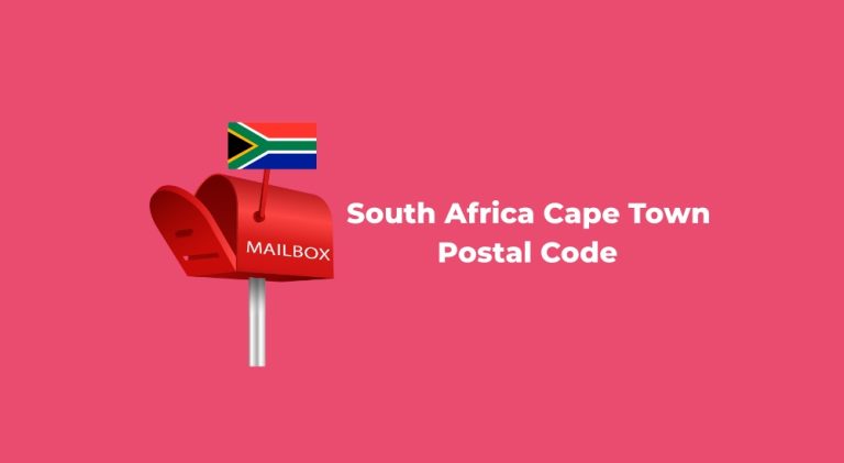 South Africa Cape Town Postal Code