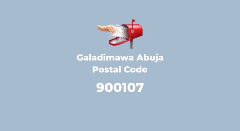 Galadimawa Abuja Postal Code