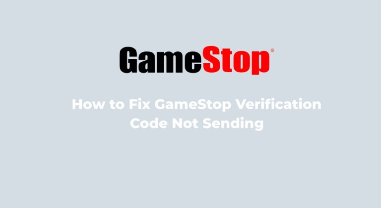 GameStop Verification Code Not Sending