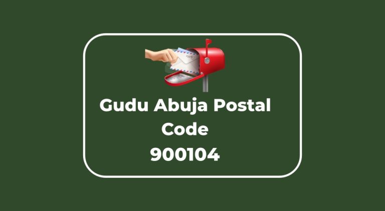 Gudu Abuja Postal Code