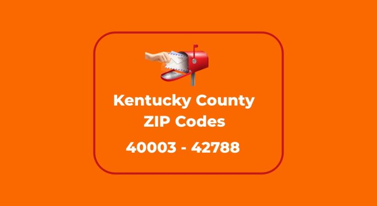 Kentucky County ZIP Code