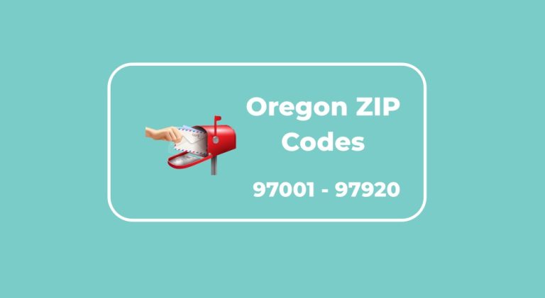 Oregon ZIP Code