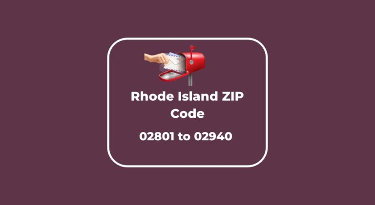 Rhode Island ZIP Code