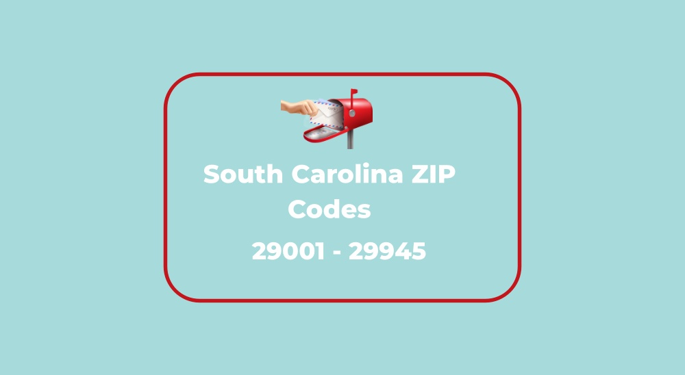 South Carolina ZIP Code
