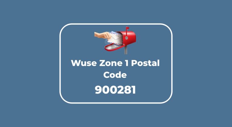 Wuse Zone 1 Postal Code