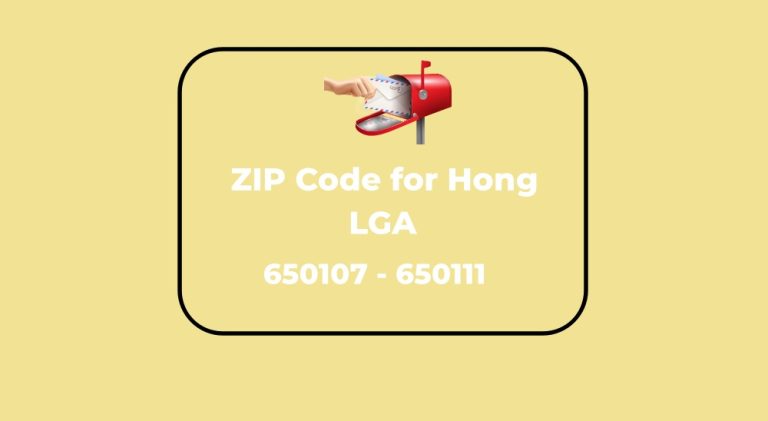 Hong ZIP Code