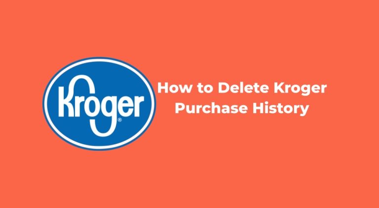 How to Delete Kroger Purchase History