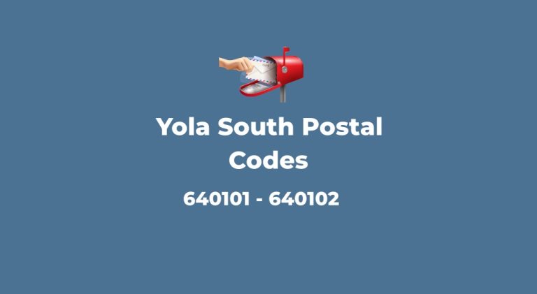 Yola South Postal Code