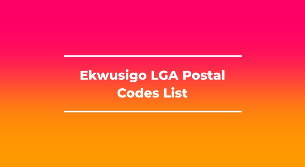 kwusigo LGA Postal Code