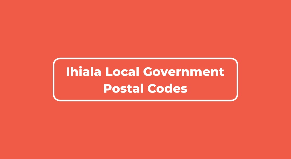 Ihiala Local Government Postal Code