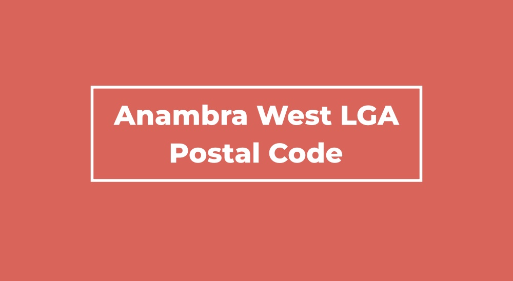 Anambra West L.G.A. Postal Codes